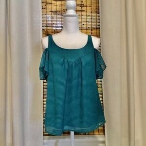 ANTHROPOLOGIE Maeve pullover Cold Shoulder Top